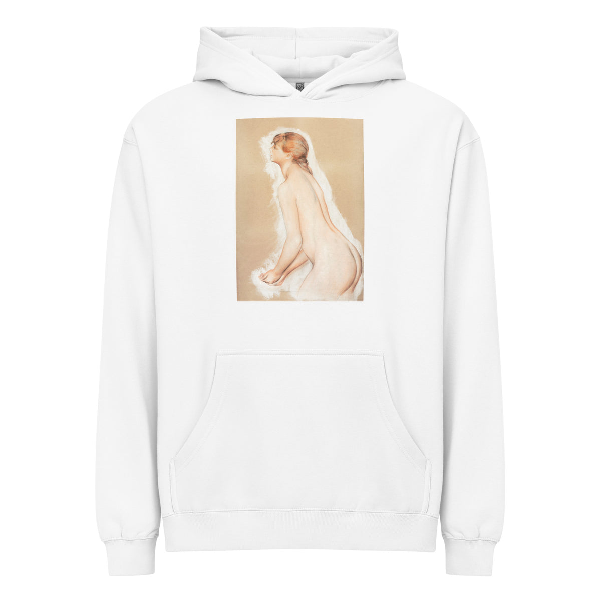 White Hoodie Splashing Figure Study For The Large Bathers Signature