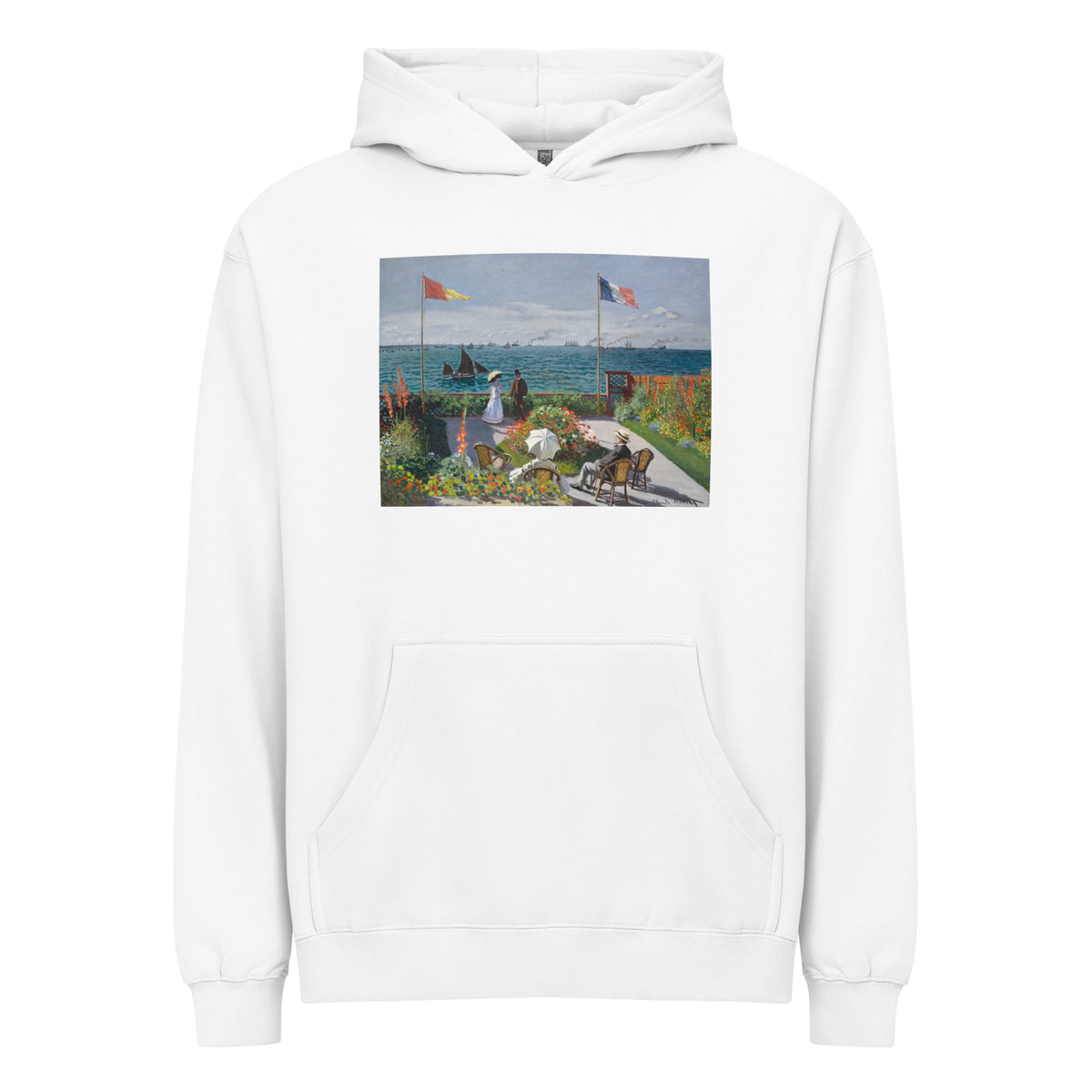 White Hoodie Garden At Sainte-Adresse Signature