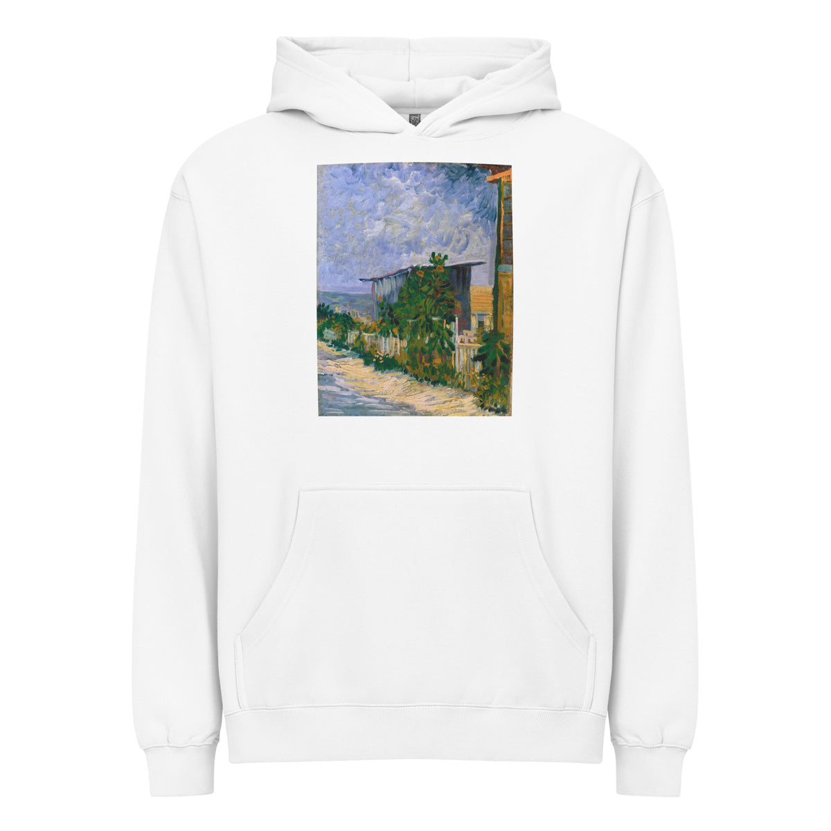White Hoodie Vincent Van Gogh S Shelter On Montmartre Famous Painting Signature