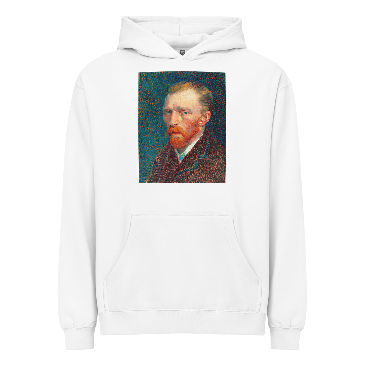 White Hoodie Vincent Van Gogh S Self-Portrait Famous Artworks Signature
