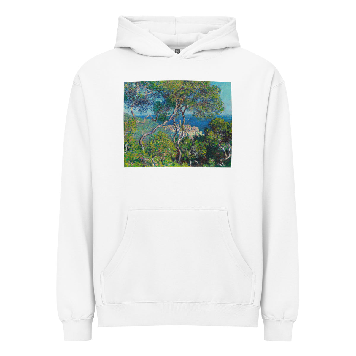 White Hoodie Bordighera Signature