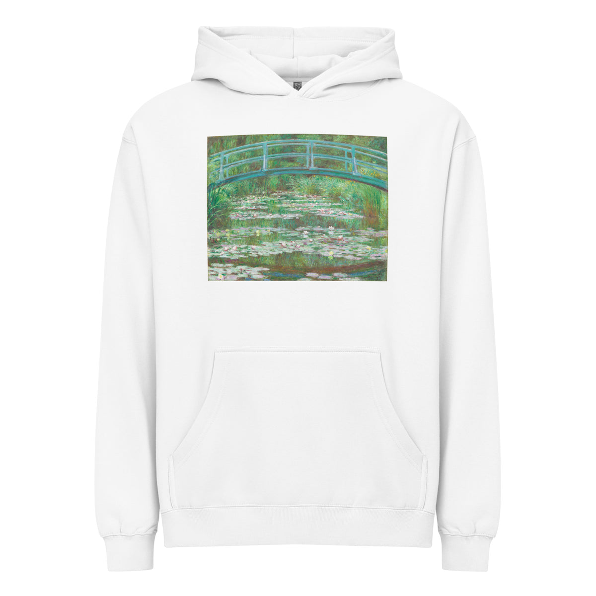 White Hoodie The Japanese Footbridge Signature