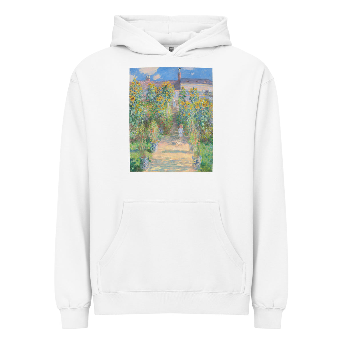 White Hoodie The Artist S Garden At Vetheuil Signature