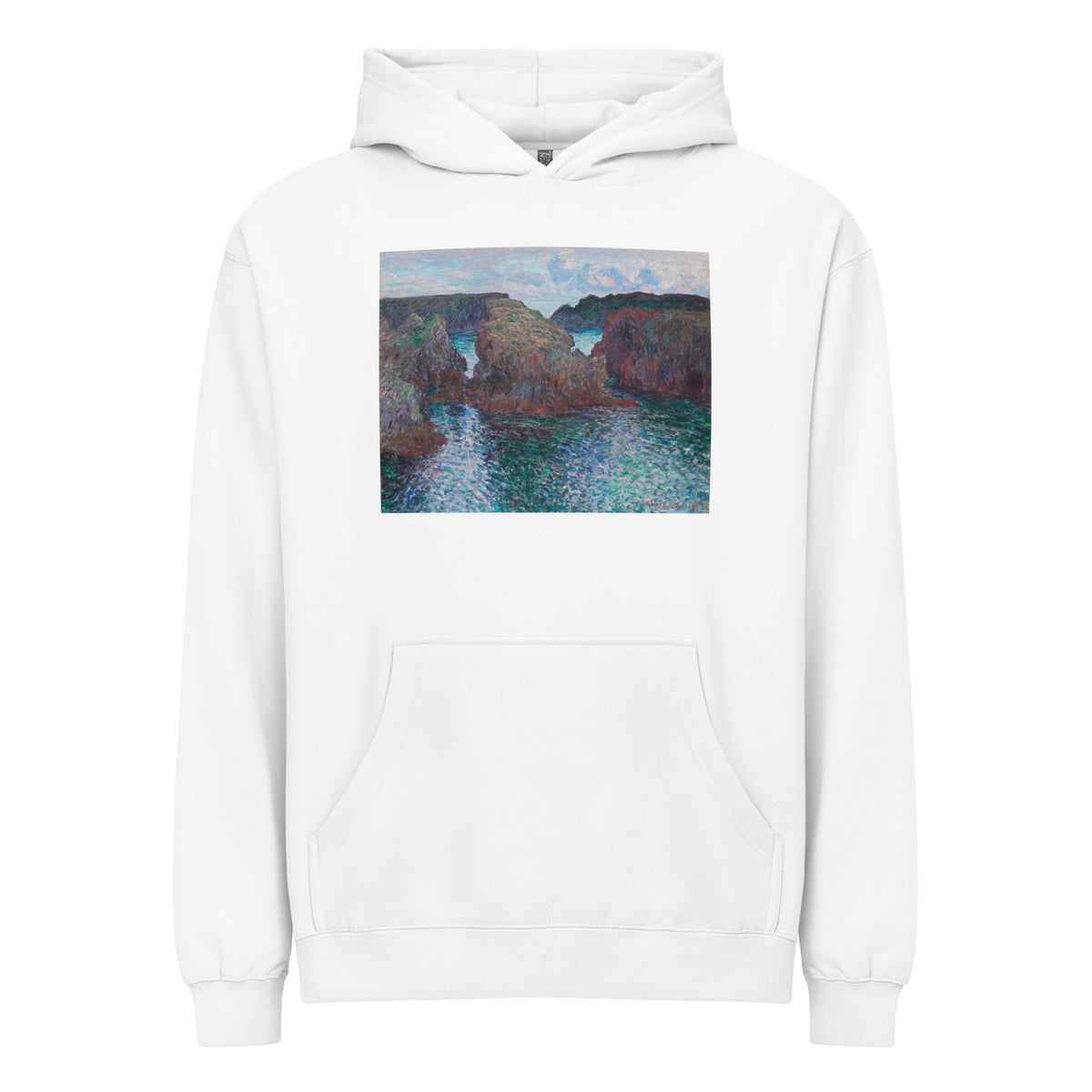 White Hoodie Rocks At Port-Goulphar Belle- Icirc Le Signature