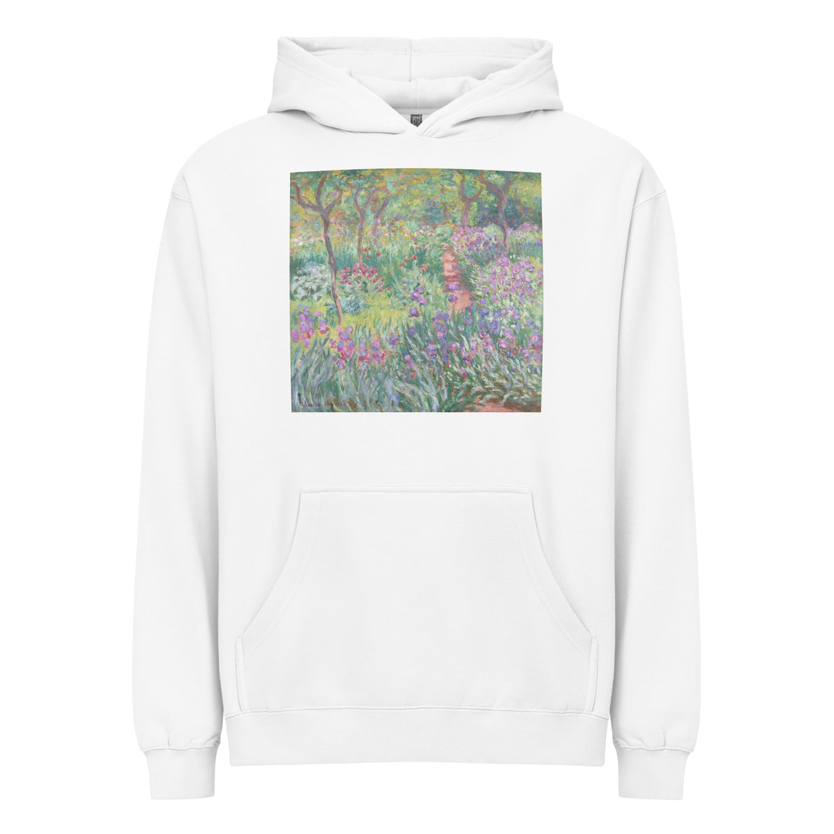 White Hoodie The Artist Garden In Giverny Signature