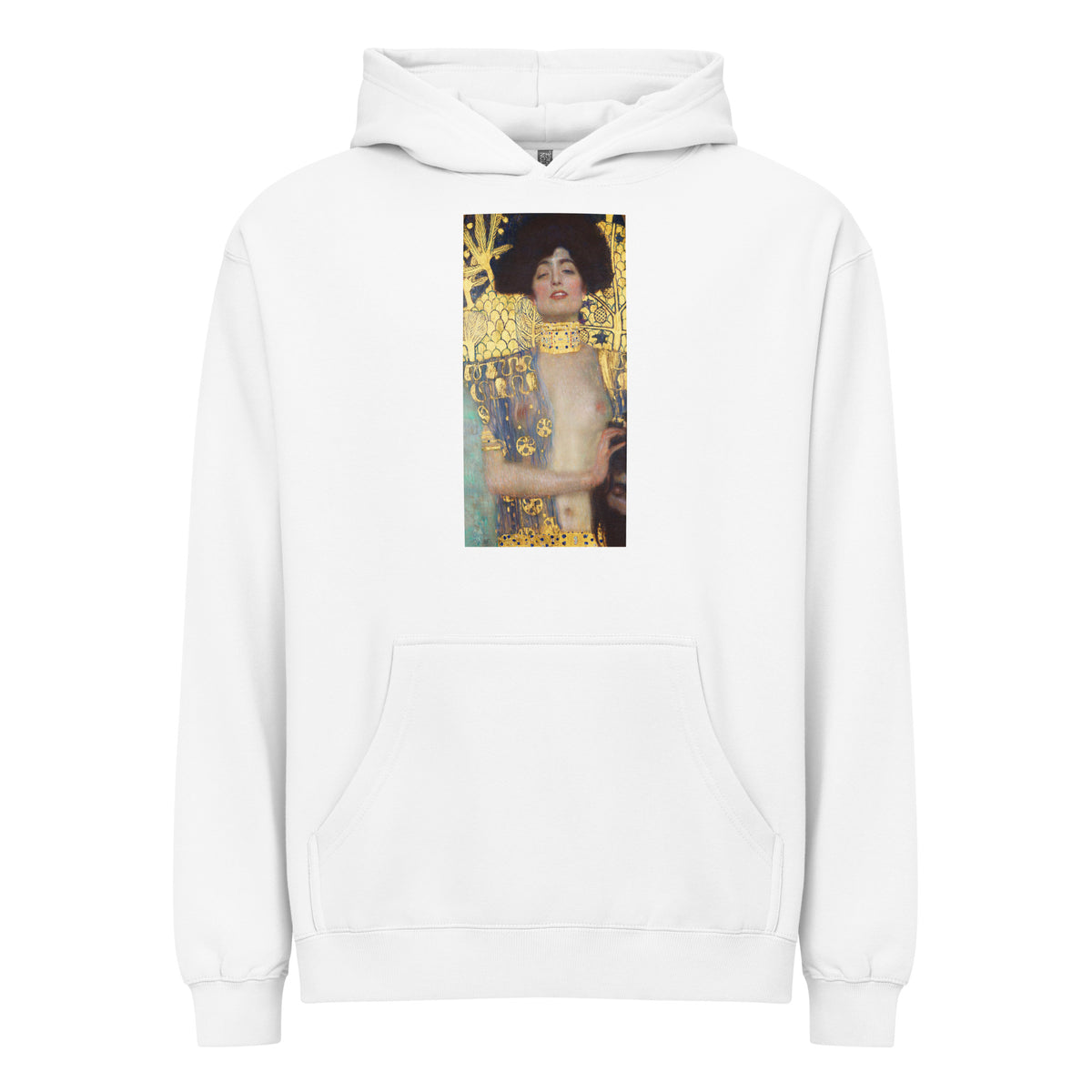 White Hoodie Gustav Klimt Judith And The Head Of Holofernes Famous Painting Signature
