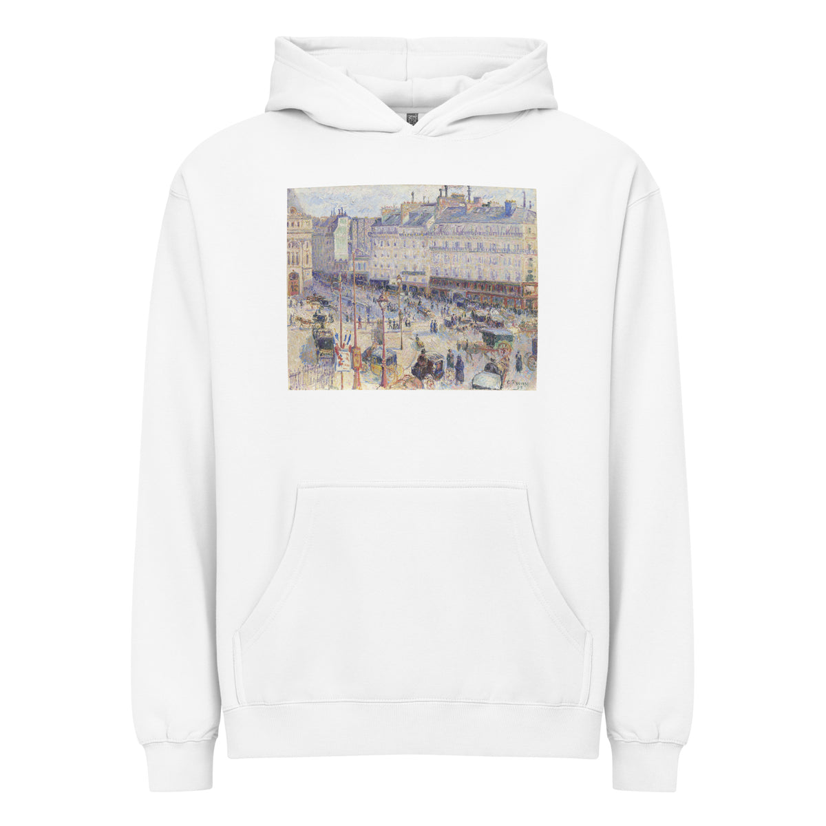 White Hoodie The Place Du Havre Paris Signature