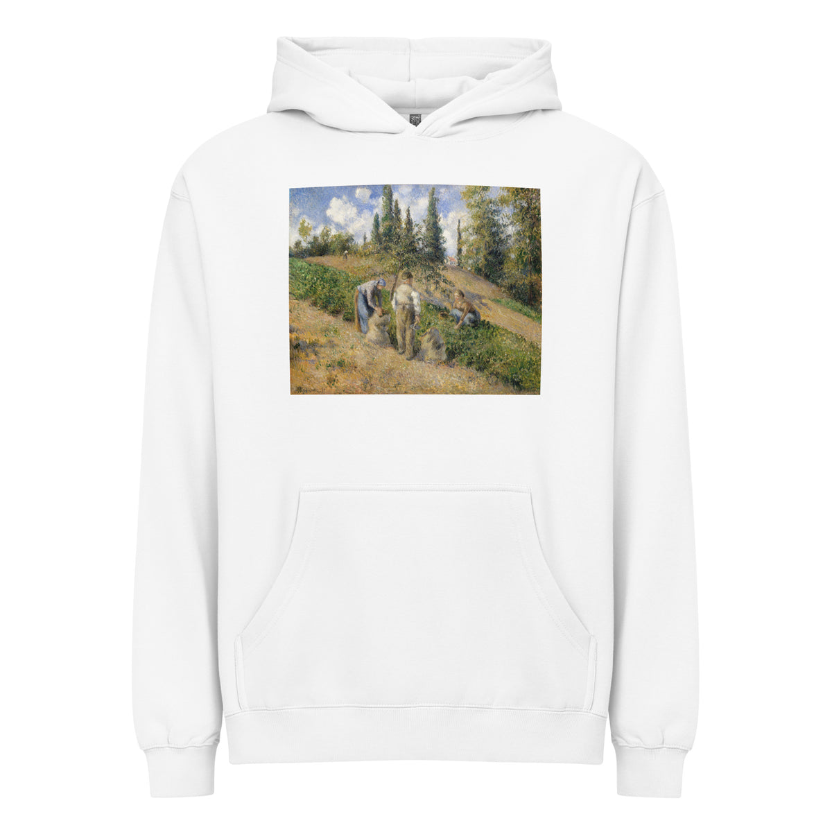 White Hoodie The Harvest Pontoise Signature