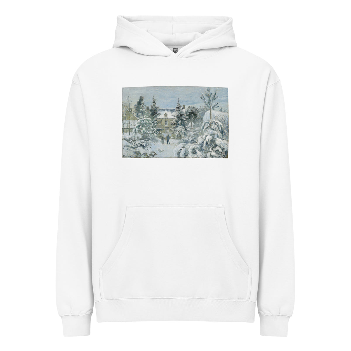 White Hoodie Piette House At Montfoucault Painting In High Resolution Signature