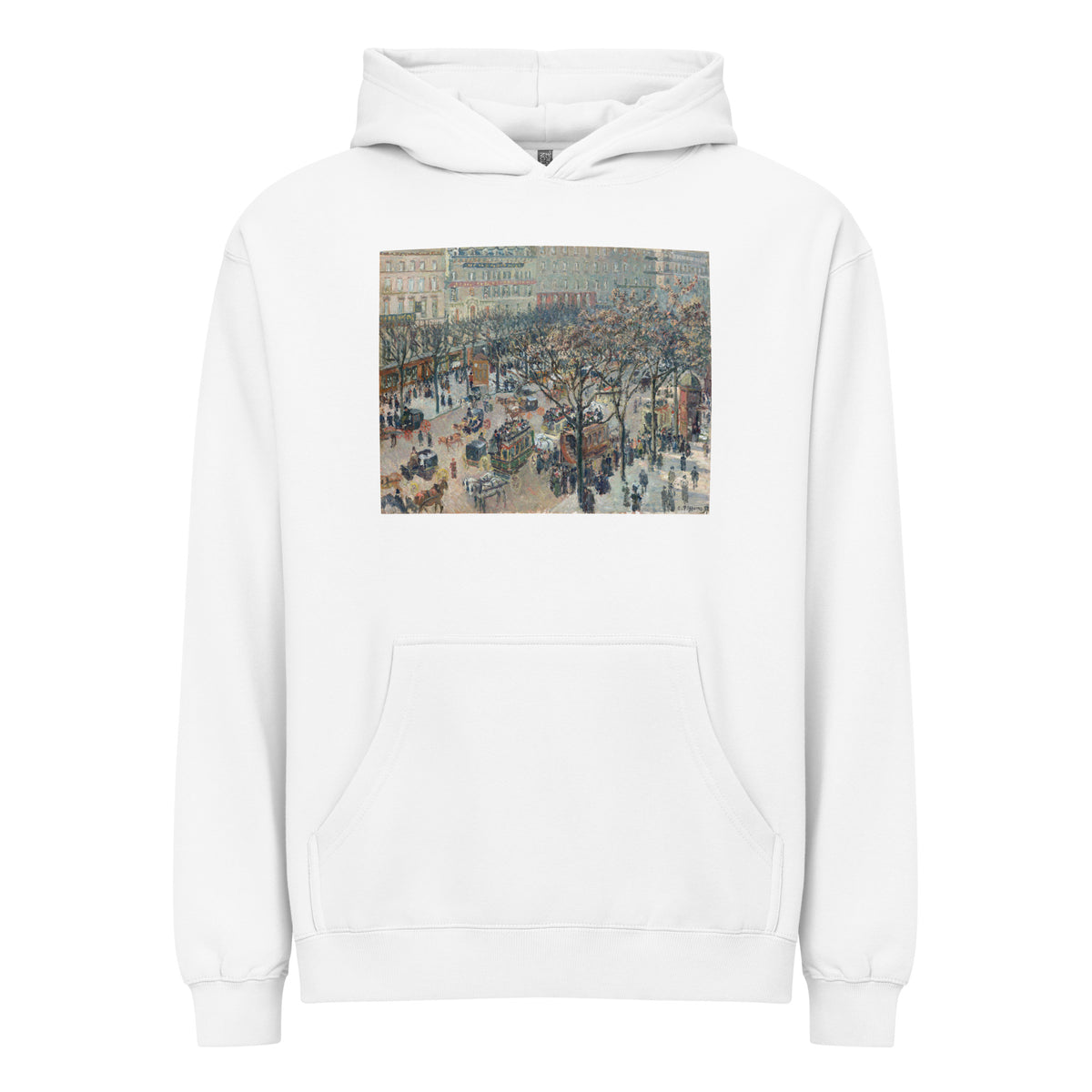 White Hoodie Boulevard Of The Italians Morning Sunlight Signature