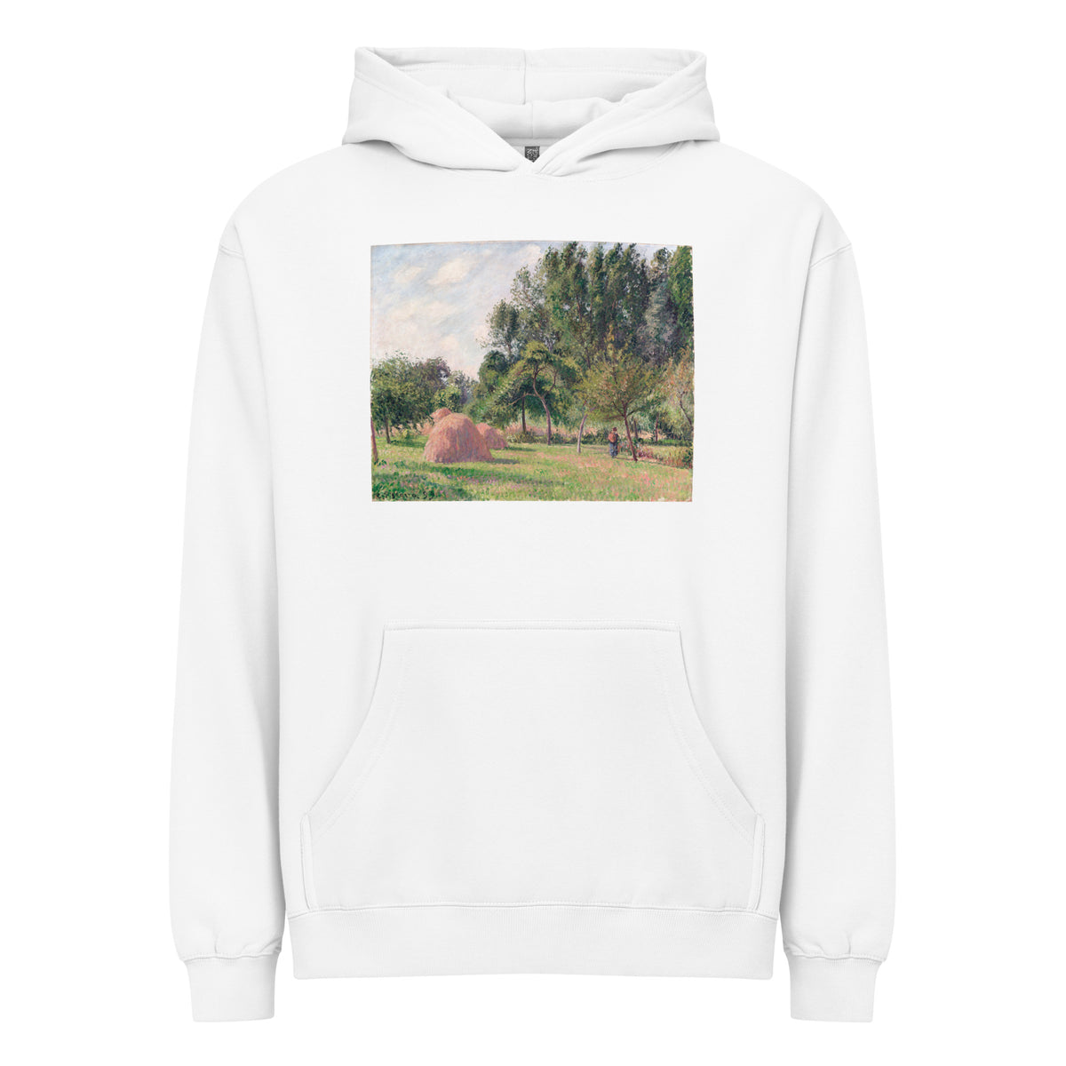 White Hoodie Haystacks Morning Eragny Signature