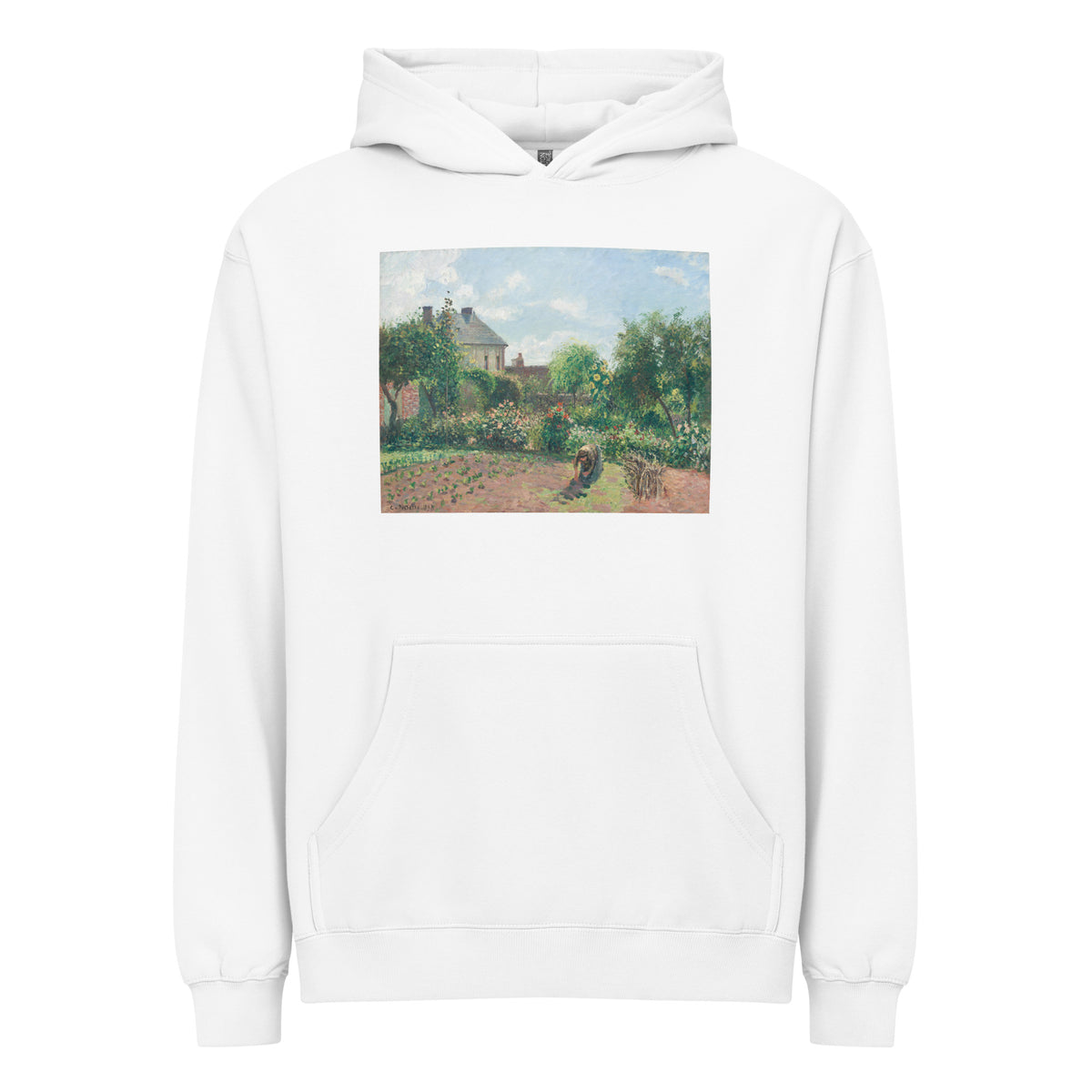 White Hoodie The Artist Garden At Eragny Signature