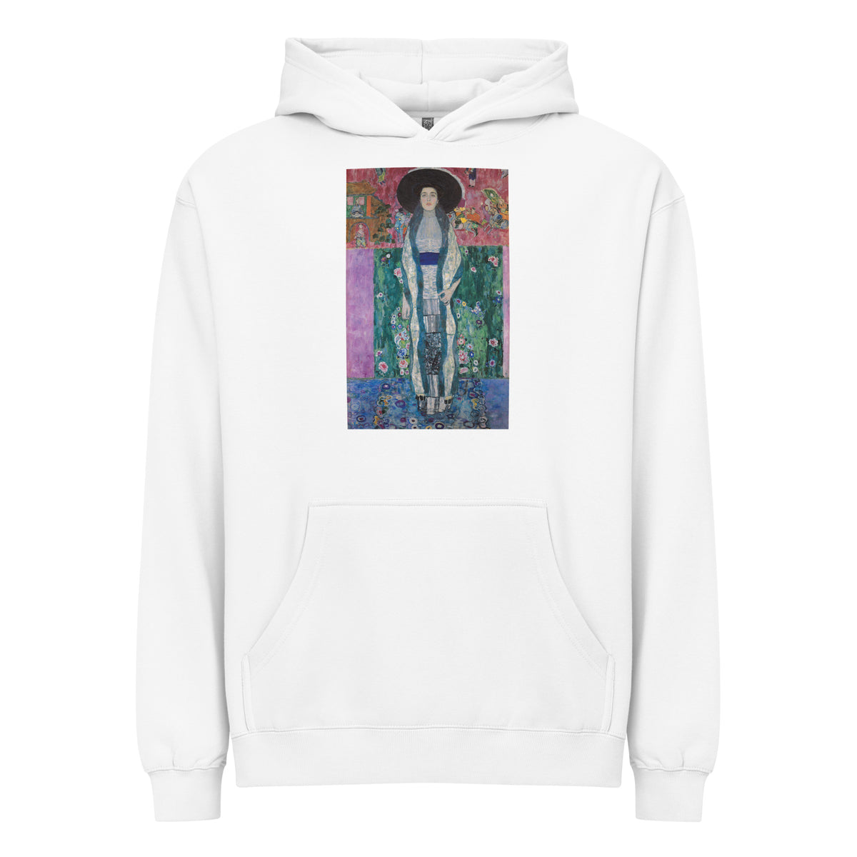 White Hoodie Gustav Klimt Portrait Of Adele Bloch-Bauer Famous Painting Signature