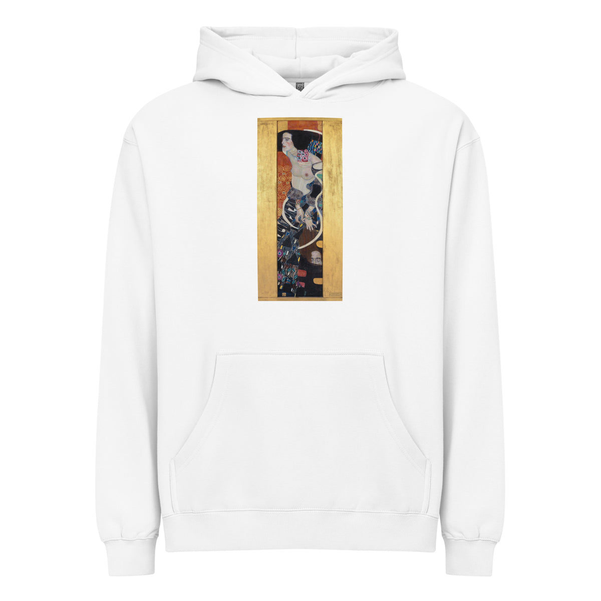 White Hoodie Gustav Klimt Judith II Famous Painting Signature