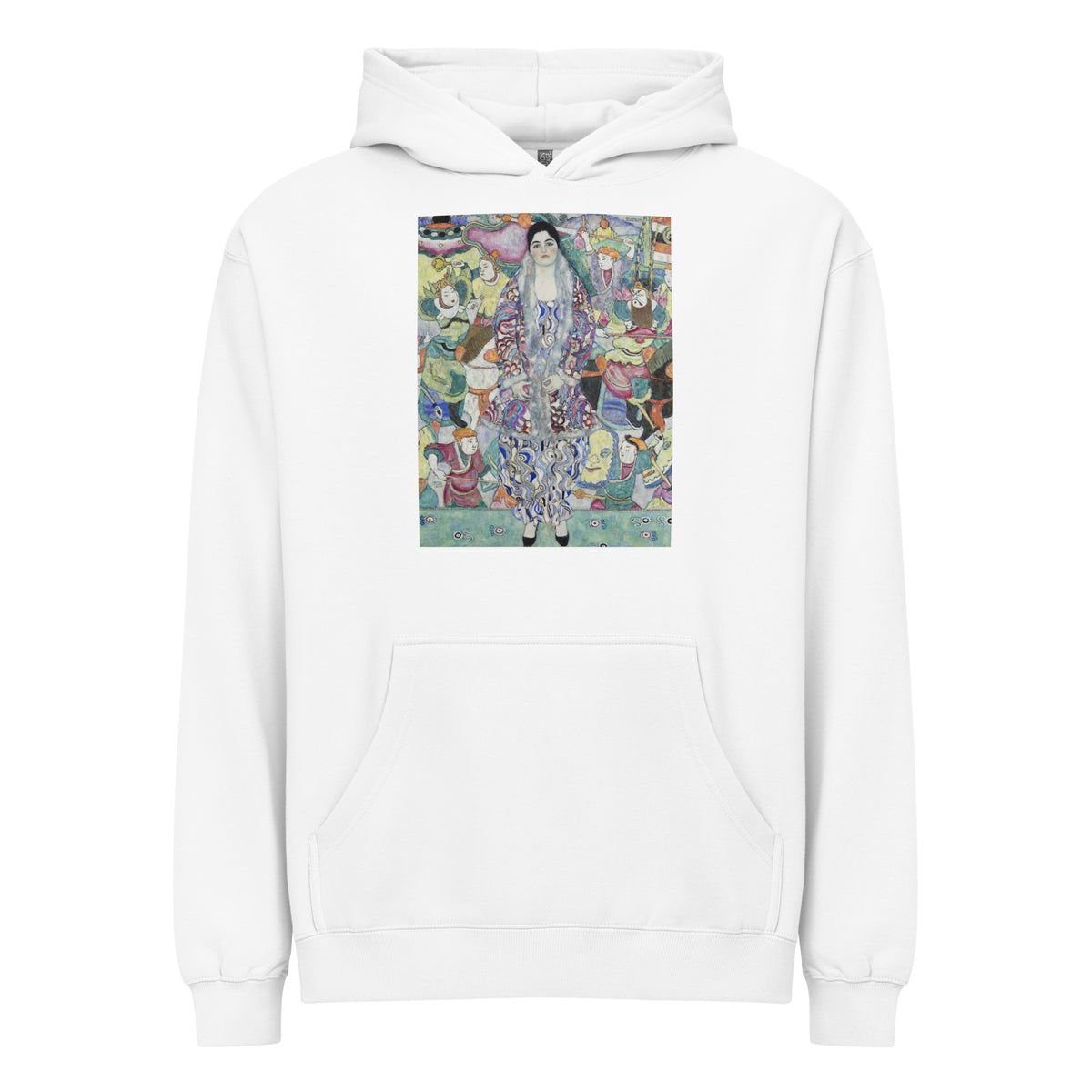 White Hoodie Gustav Klimt Portrait Of Friederike Maria Beer Famous Painting Signature