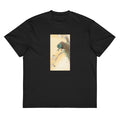 Black T-shirt Peacock On A Cherry Blossom Tree - Ohara Koson 1900 Signature