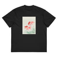 Black T-shirt Two Veil Goldfish - Ohara Koson 1926 Signature