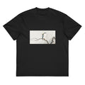 Black T-shirt Quack On Erratic Branch - Ohara Koson 1900 Signature