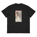 Black T-shirt Two Peacocks On Tree Branch - Ohara Koson 1900 Signature