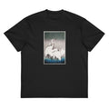 Black T-shirt Group Of Egrets - Ohara Koson 1925 Signature