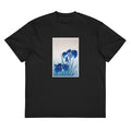 Black T-shirt Iris Flowers - Ohara Koson 1925 Signature