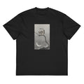 Black T-shirt Long-Eared Owl On Bare Tree Branch - Ohara Koson 1900 Signature