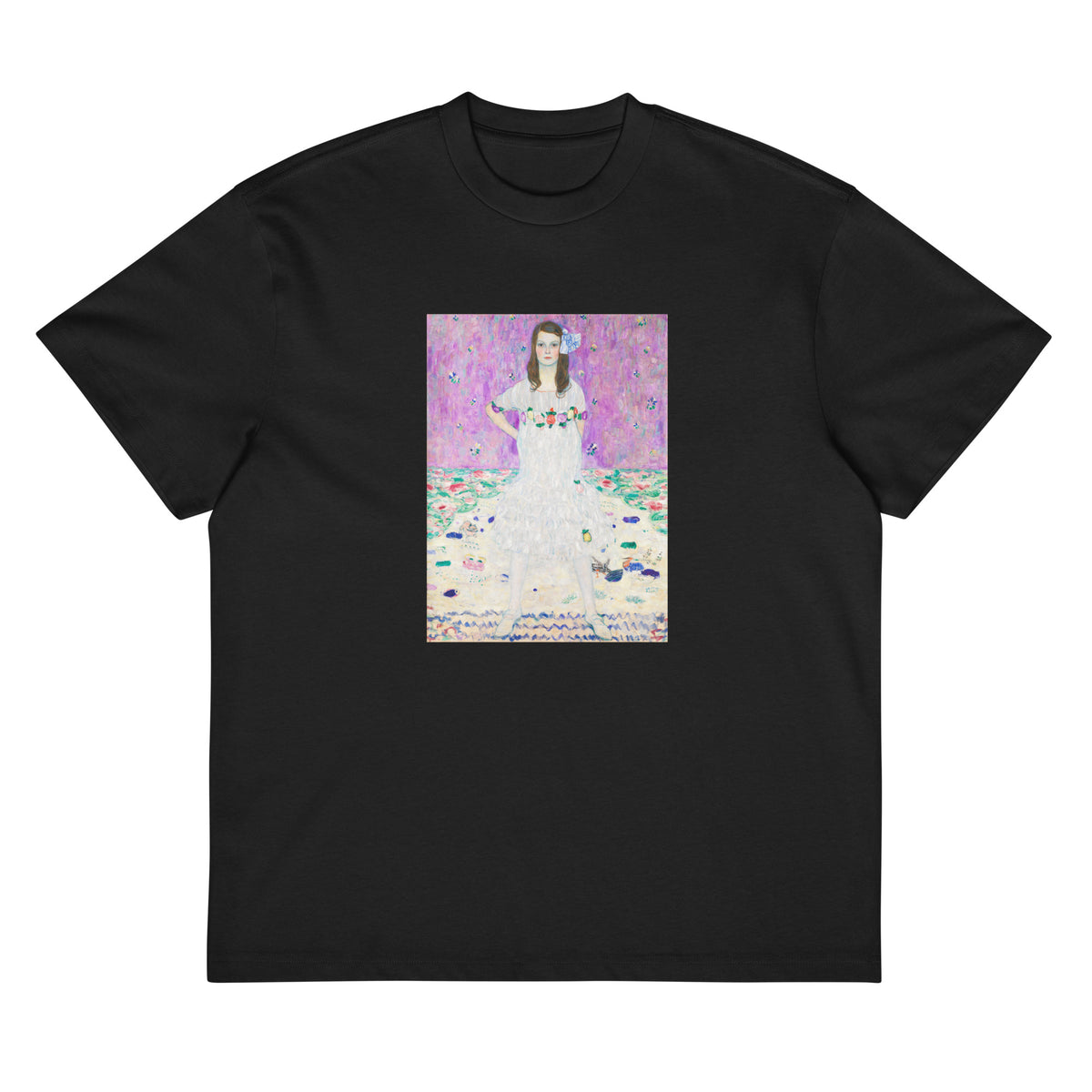 Black T-shirt Gustav Klimt S Mada Primavesi Famous Artwork Signature