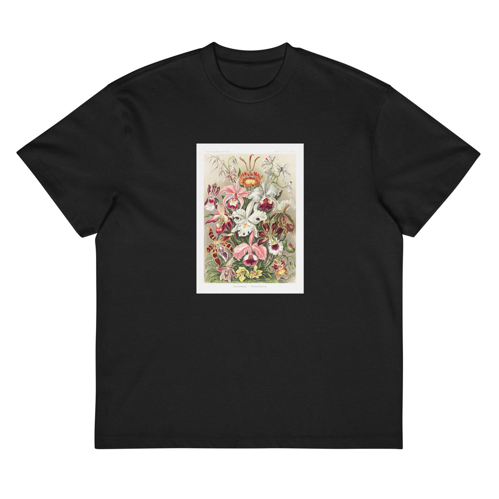 Black T-shirt Orchideae Denusblumen A Giltsch Gem Signature