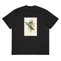Black T-shirt Red-Capped Parakeet Platycercus Pileatus Illustrated - Elizabeth Gould 1804 Signature