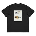 Black T-shirt 1 White-Bellied Sea Eagle Haliaeetus Leucogaster 2 Whistling Kite Haliastur Sphenurus Illustrated Signature