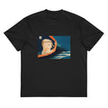 Black T-shirt Kohala Koheiji - Katsushika Hokusai 1760 Signature