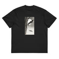 Black T-shirt Bats Under The Full Moon - Ohara Koson 1900 Signature