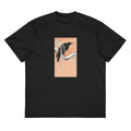 Black T-shirt Crow On Snowy Branch - Ohara Koson 1900 Signature