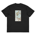 Black T-shirt Birds On A Branch - Ohara Koson 1900 Signature