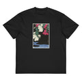 Black T-shirt Chrysanthemums - Ohara Koson 1925 Signature