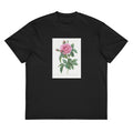 Black T-shirt Gallic Rose Rosa Gallica Regalis Signature