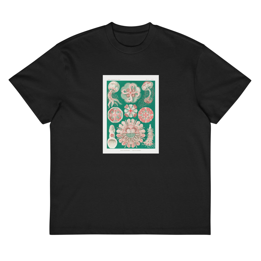 Black T-shirt Discomedusae Schweibenquallen Signature