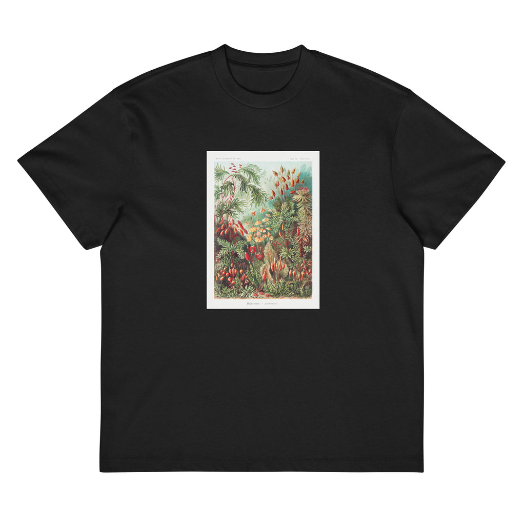 Black T-shirt Muscinae Laubmoose A Giltsch Gem Signature