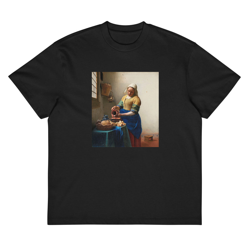 Black T-shirt The Milkmaid Signature