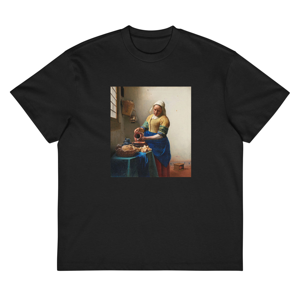 Black T-shirt The Milkmaid Signature