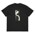 Black T-shirt Heron In Snow Signature
