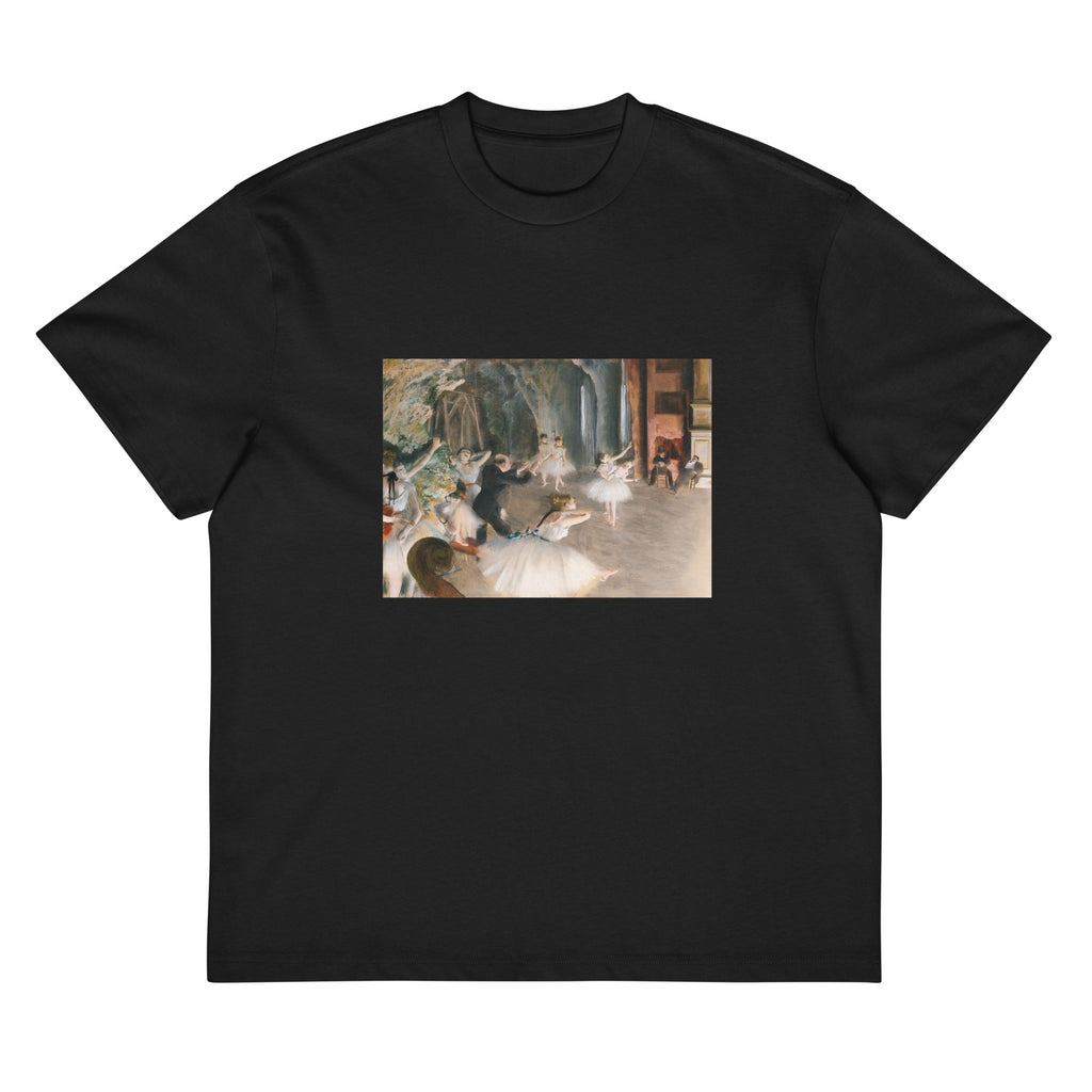 Black T-shirt The Rehearsal Onstage Painting In High Resolution Signature