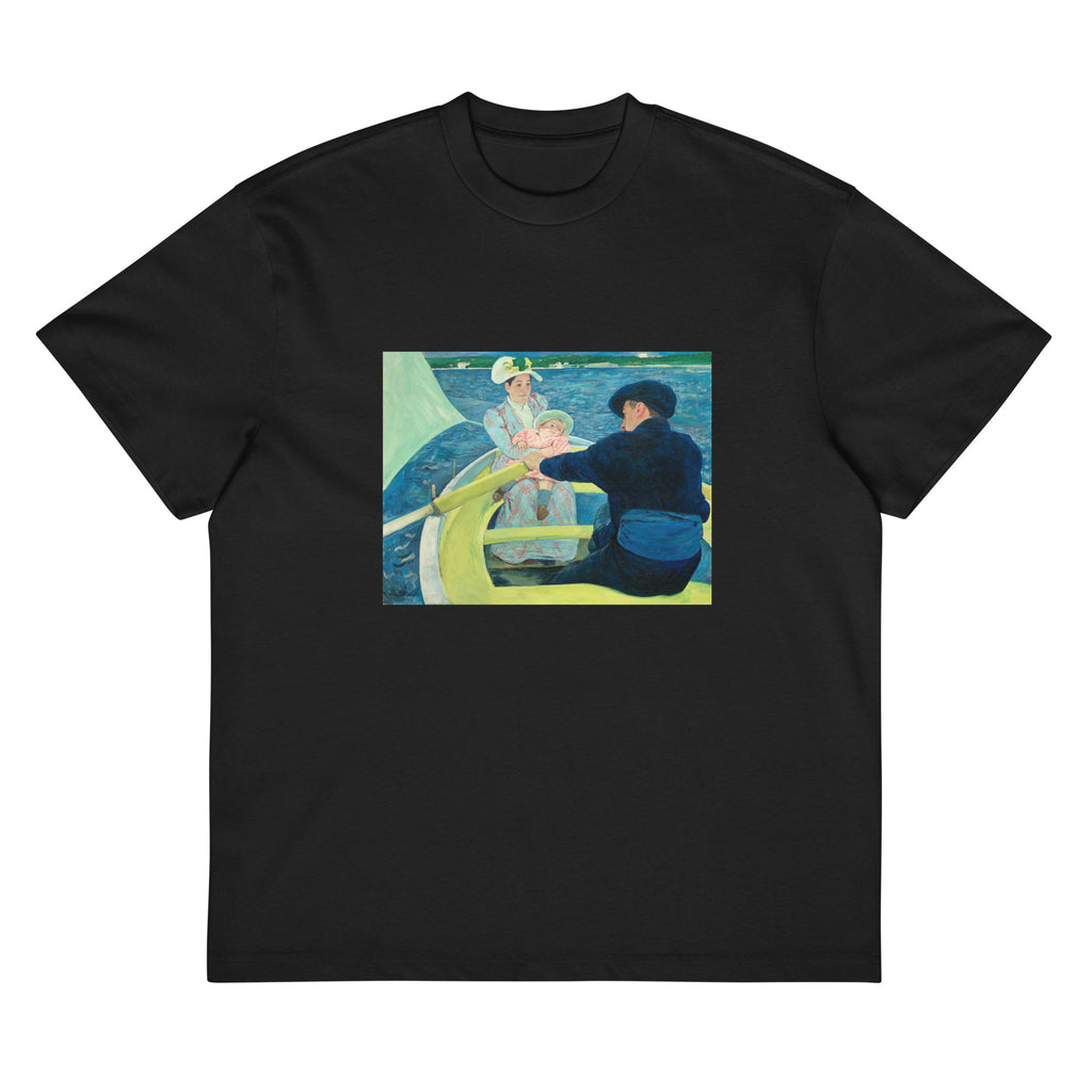 Black T-shirt The Boating Party Signature