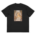 Black T-shirt Alphonse Maria Mucha S Zodiaque Or La Plume Famous Art Nouveau Artwork Signature