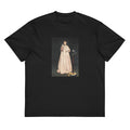 Black T-shirt Young Lady In 1866 Painting In High Resolution Signature