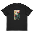 Black T-shirt Chrysanthemums In The Garden At Petit Gennevilliers Painting In High Resolution Signature