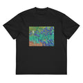 Black T-shirt Vincent Van Gogh S Irises Famous Painting Signature