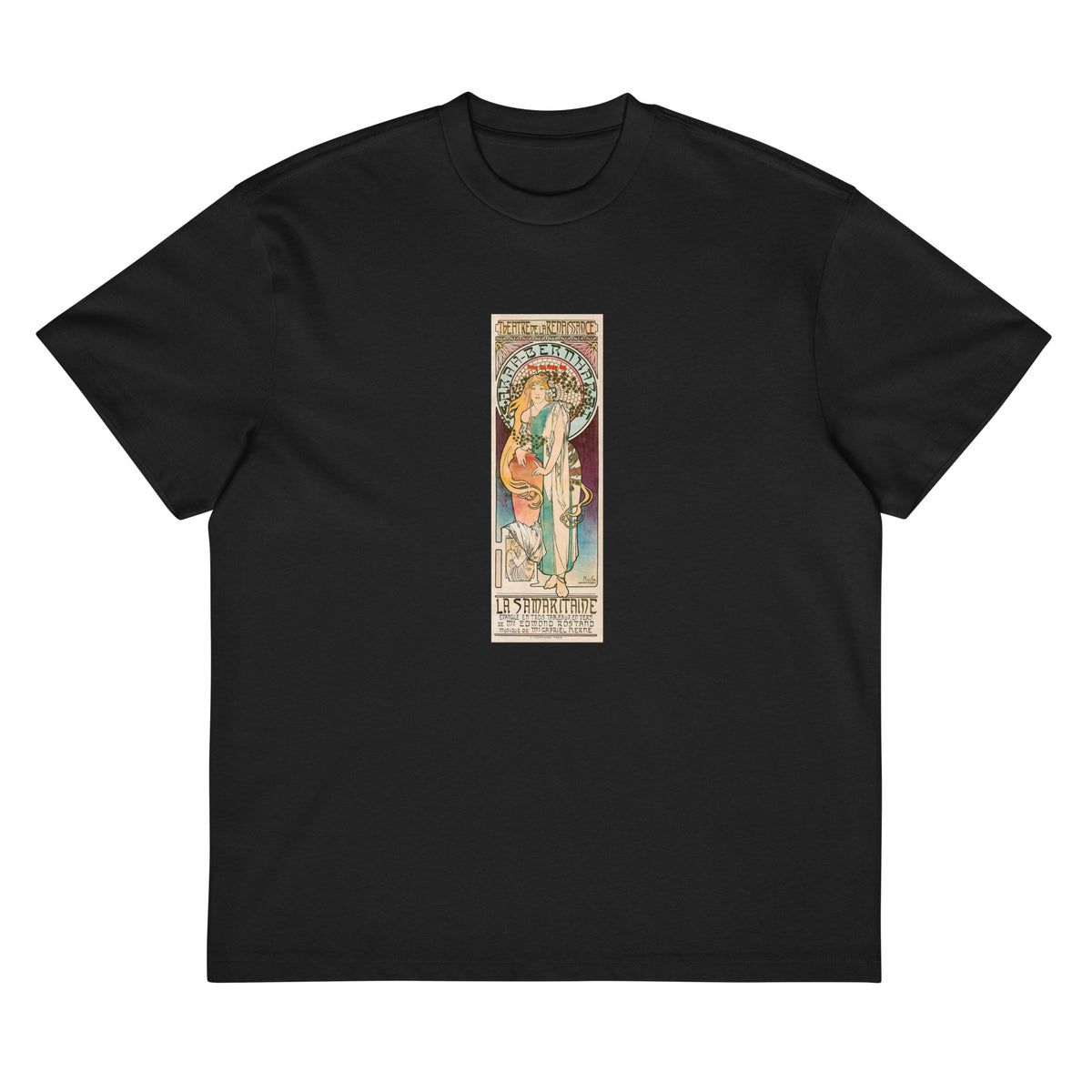 Black T-shirt La Samaritaine Signature