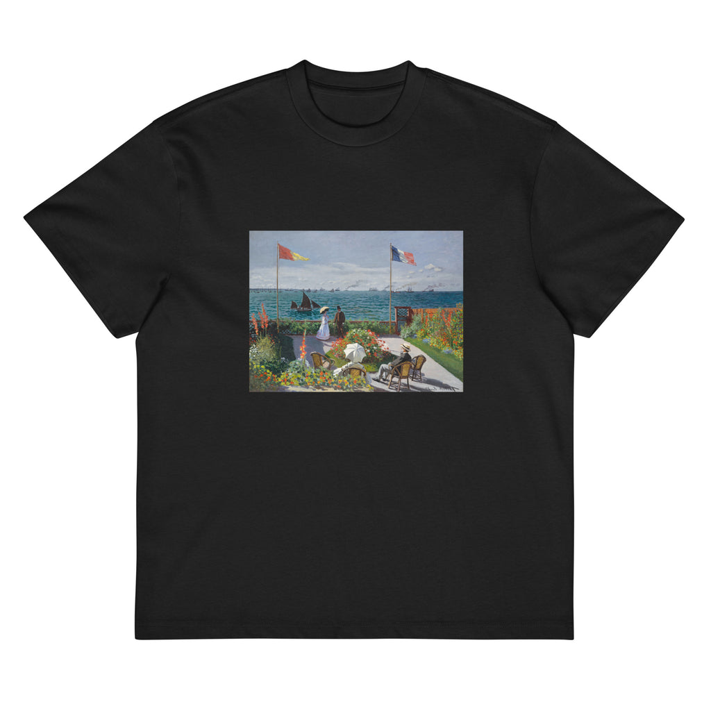 Black T-shirt Garden At Sainte-Adresse Signature