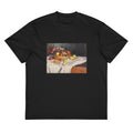 Black T-shirt Apples And Grapes Signature